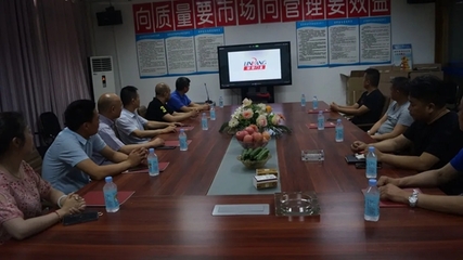 安徽省工商聯、建材商會領導蒞臨林邦門業考察指導